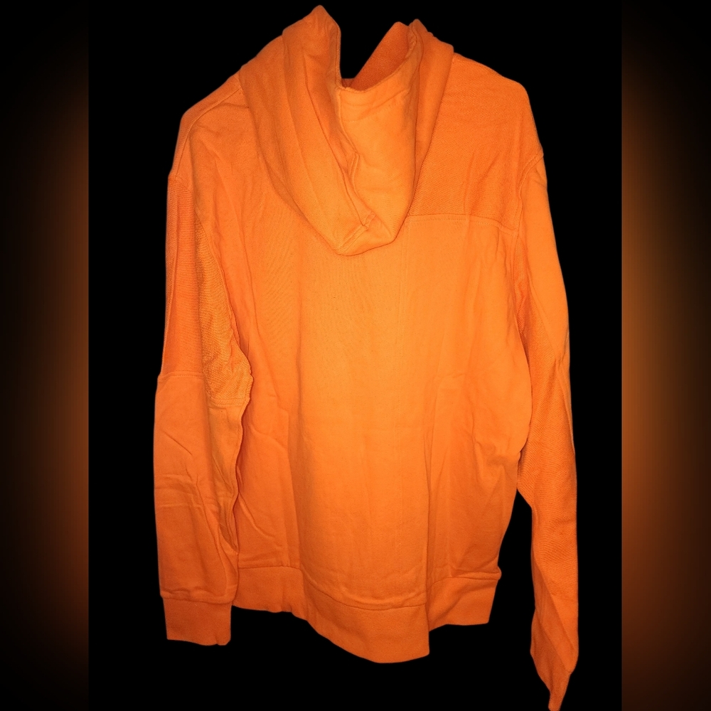Kangol Vibrant Orange Hoodie with Logo Mens XL - Picture 3 of 4